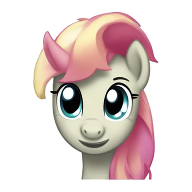 my little pony shaking its head yes sticker