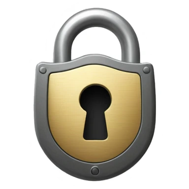 fingerprint padlock sticker