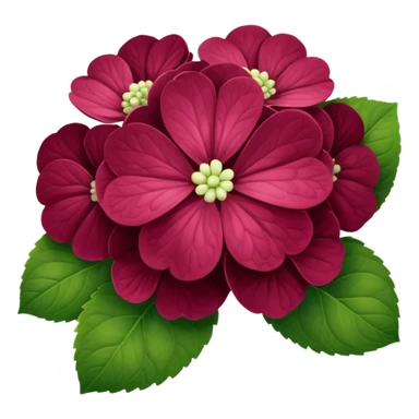Hortensia bordeaux  sticker