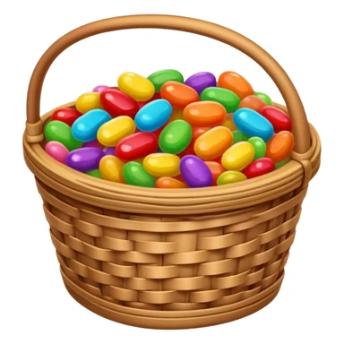 Jellybeans   Basket  sticker