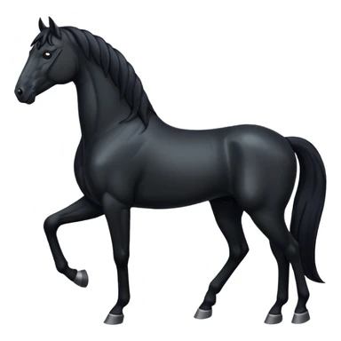 Black horse 🐎 sticker