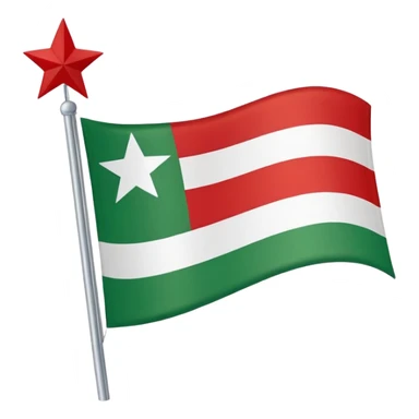 Tschetschenische Flagge  sticker