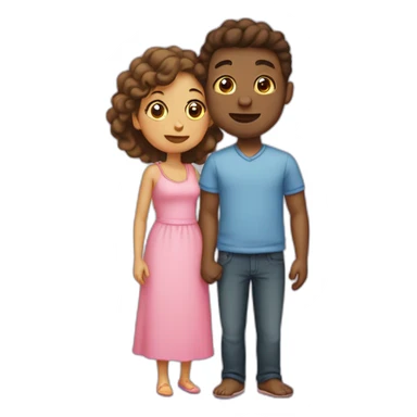 Amoureux enceintes sticker