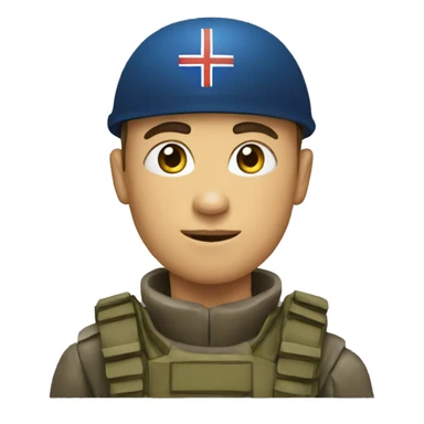 iceland soldier sticker