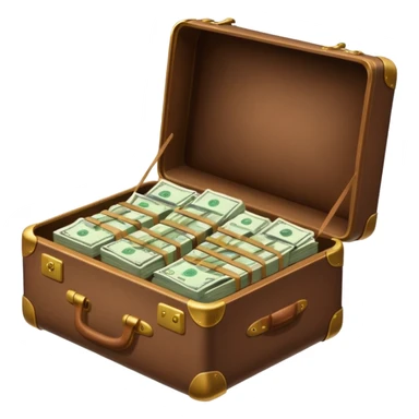 maleta con dinerp sticker