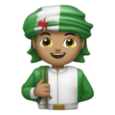 Algérie et Palestine sticker