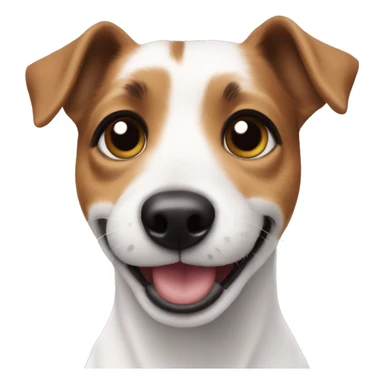 Jack Russel terrier girl happy sticker
