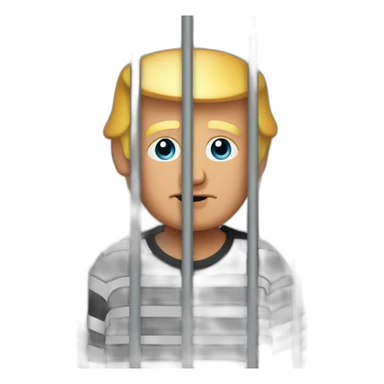 trump-in-jail-cell sticker