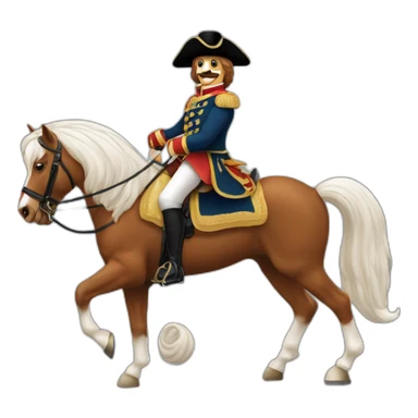 Cavalier sur un cheval sticker