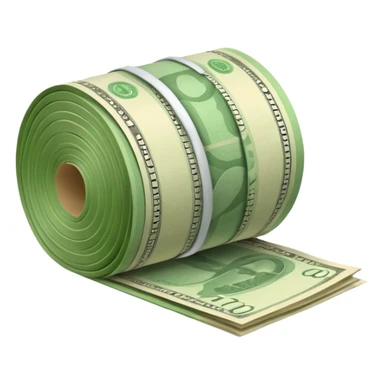 Money that is like a tube sticker