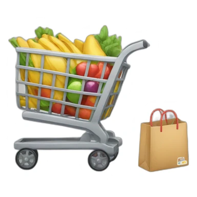 carrito de compras sticker