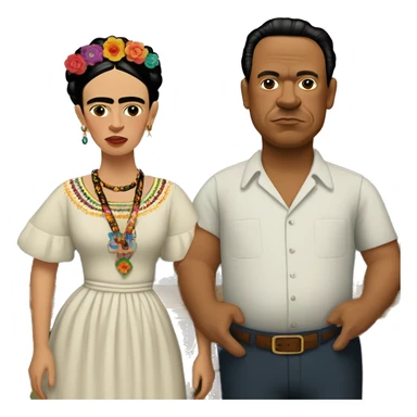 Frida khalo y Diego rivera sticker
