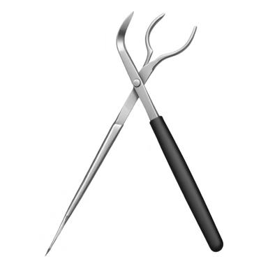 Tweezers for picking out eyebrows sticker