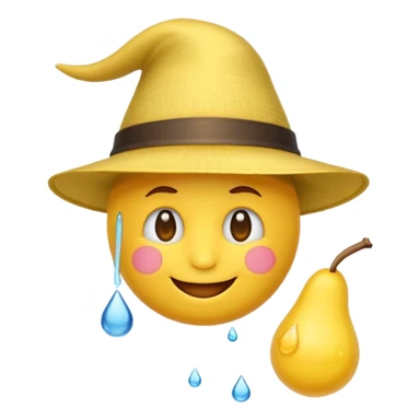 Emoji souriant Avec goutte de sueur anniversaire sticker