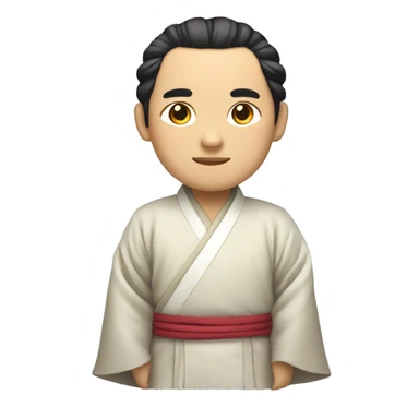 solo male in hanfu attire sticker