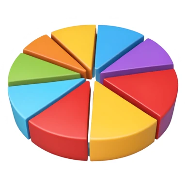 pie-chart 3d  sticker