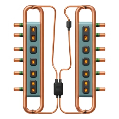 Vertical parallel circuits sticker