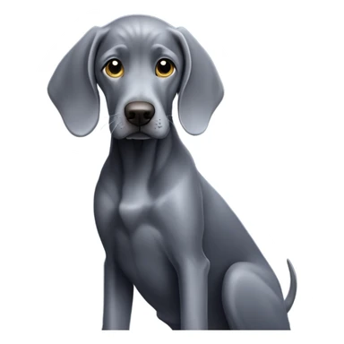 Dark-blue-Weimaraner-with-silver-Weimaraner sticker