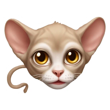 Monkey with Devon Rex sticker
