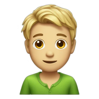 mr frog short hair sticker