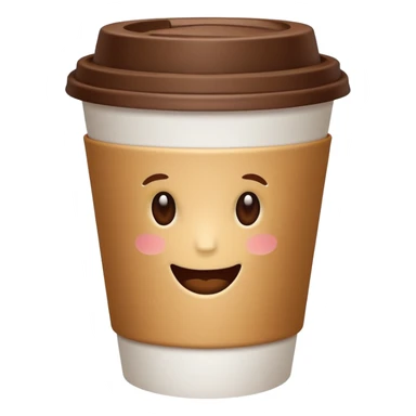 Coffee cup – paper cup with lid sticker