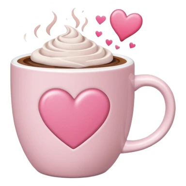 Pink mocha aesthetic  no face sticker