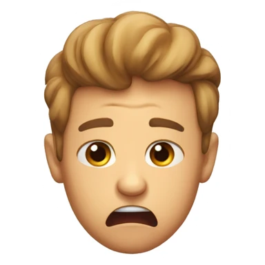 Annoyed tongue out  sticker