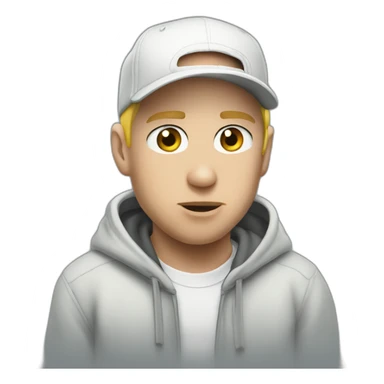 eminem-cute-catear sticker