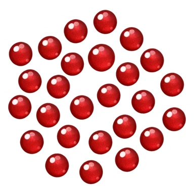 red glitter setor sticker