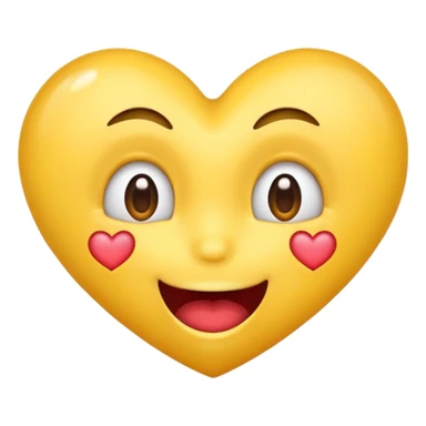 Um emoji babando de paixão sticker