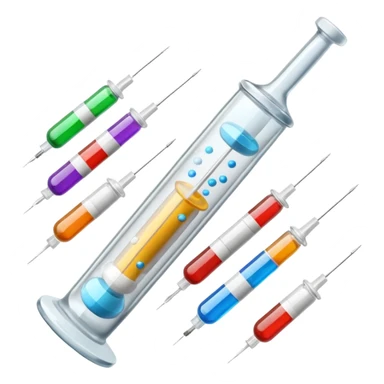alcohol pills and drugs and serynge with needle sticker
