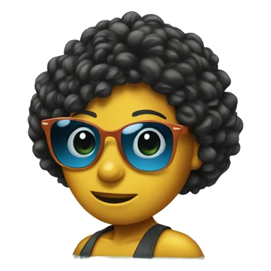 winnie a pool with sunglasses  sticker