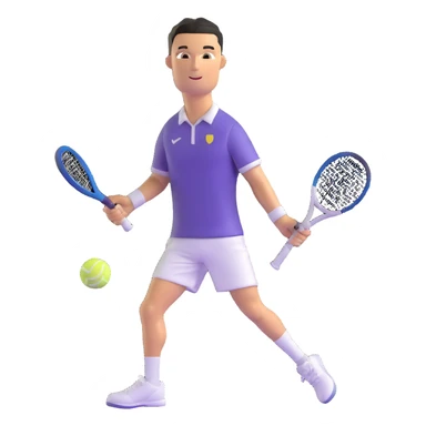Cristiano Ronaldo as a tennis player sticker