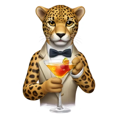 Jaguar with a martini sticker