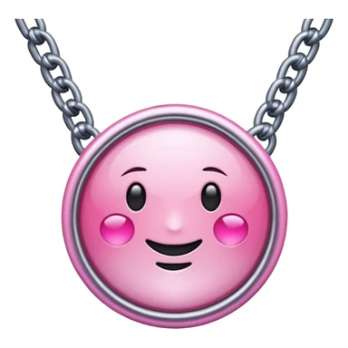 pink chain icon sticker