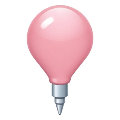 Light Pink push pin sticker