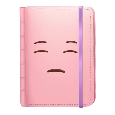pastel pink journal sticker