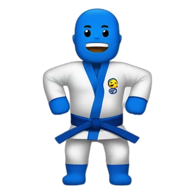 bjj blue belt sticker