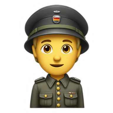 German person in 1945 sticker