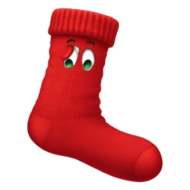 Socken rote spritzer sticker