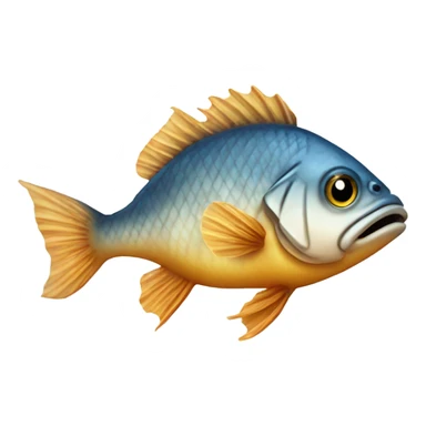 Lovely battered fish sticker