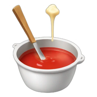 Fondue sticker