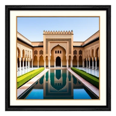 alhambra, granada sticker