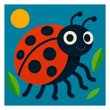 Ladybug sticker