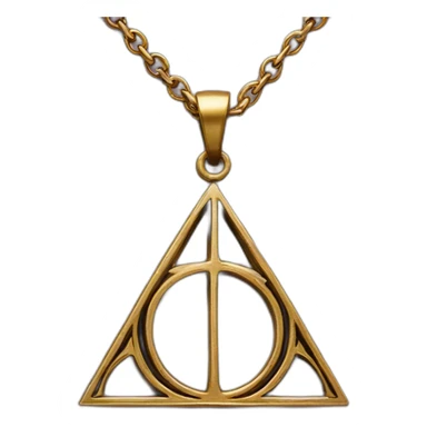deathly hallows necklace sticker