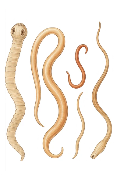 parassiti intestinali senza sfondo sticker