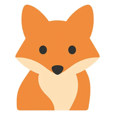 Fox sticker