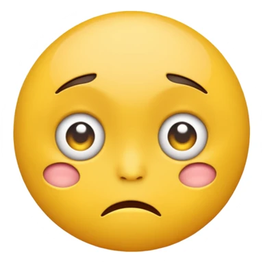 yellow circle emoji that is rolling its eyes while smacking its head sticker