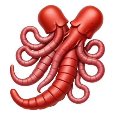 Bloody pile of intestines and organs sticker