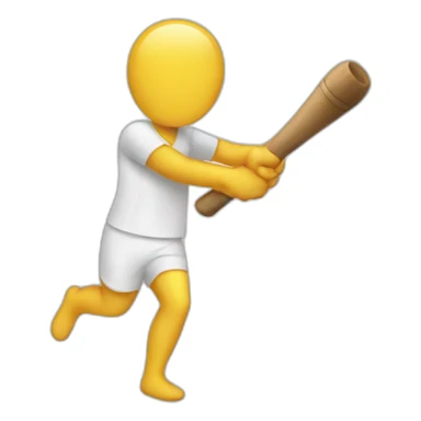 Passing the baton sticker